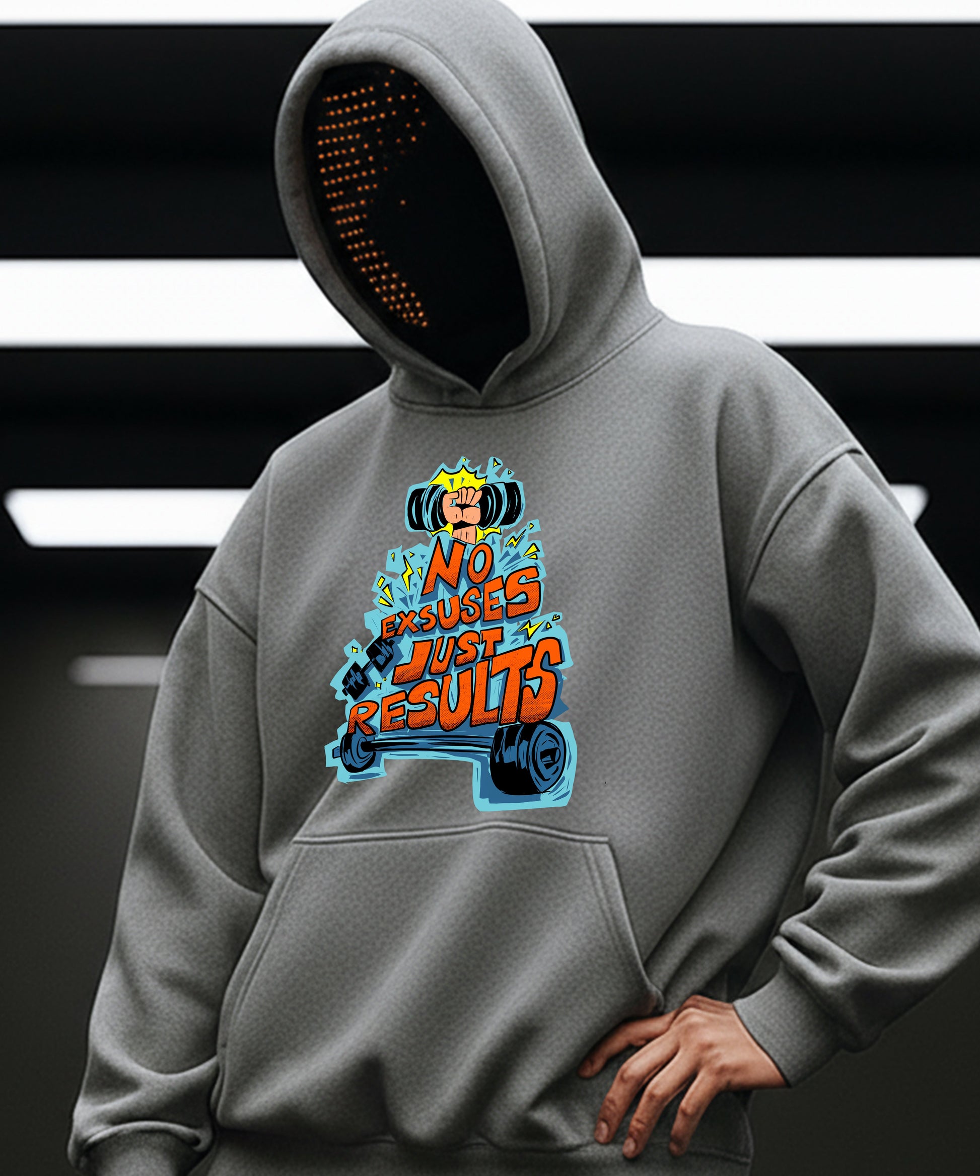 No Excuses Just Results Hoodie TeeHive