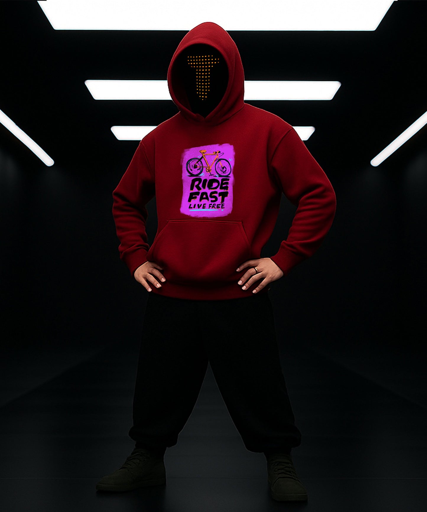 Ride fast live free hoodie TeeHive