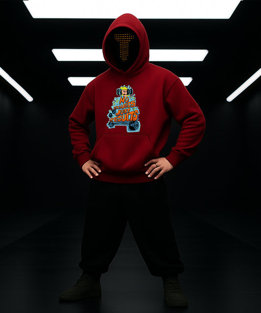 No Excuses Just Results Hoodie TeeHive