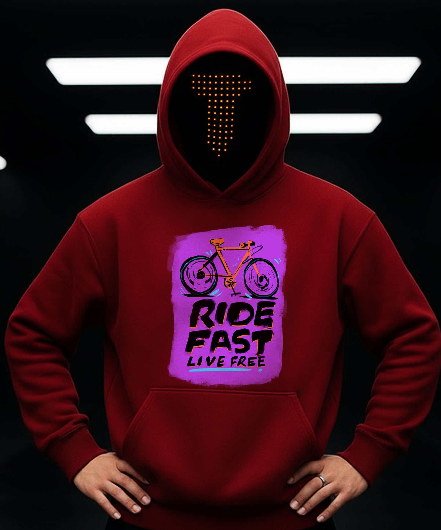 Ride fast live free hoodie TeeHive
