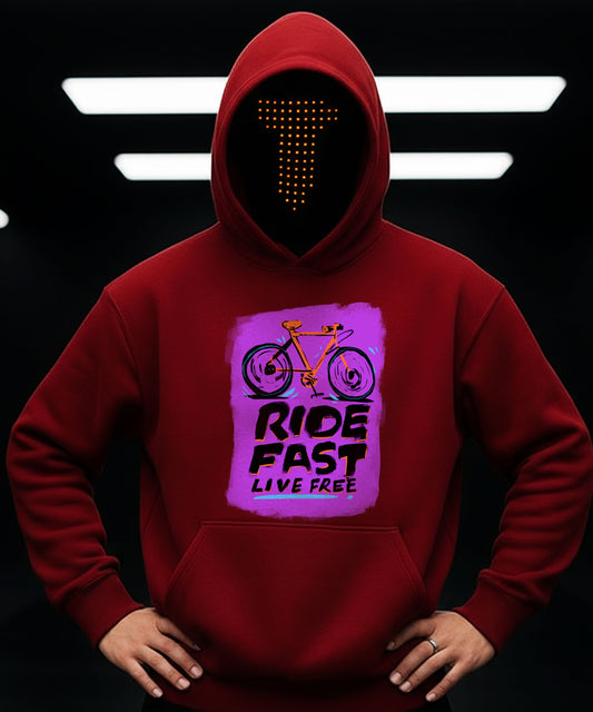 Ride fast live free hoodie TeeHive