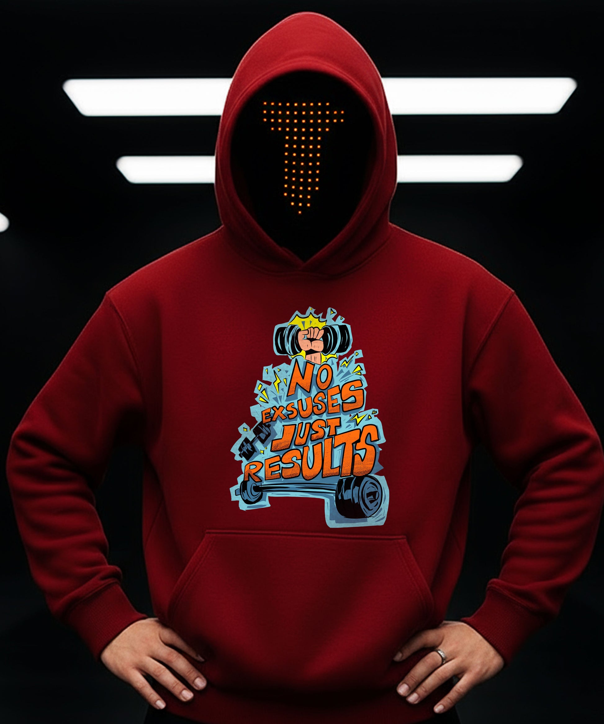 No Excuses Just Results Hoodie TeeHive