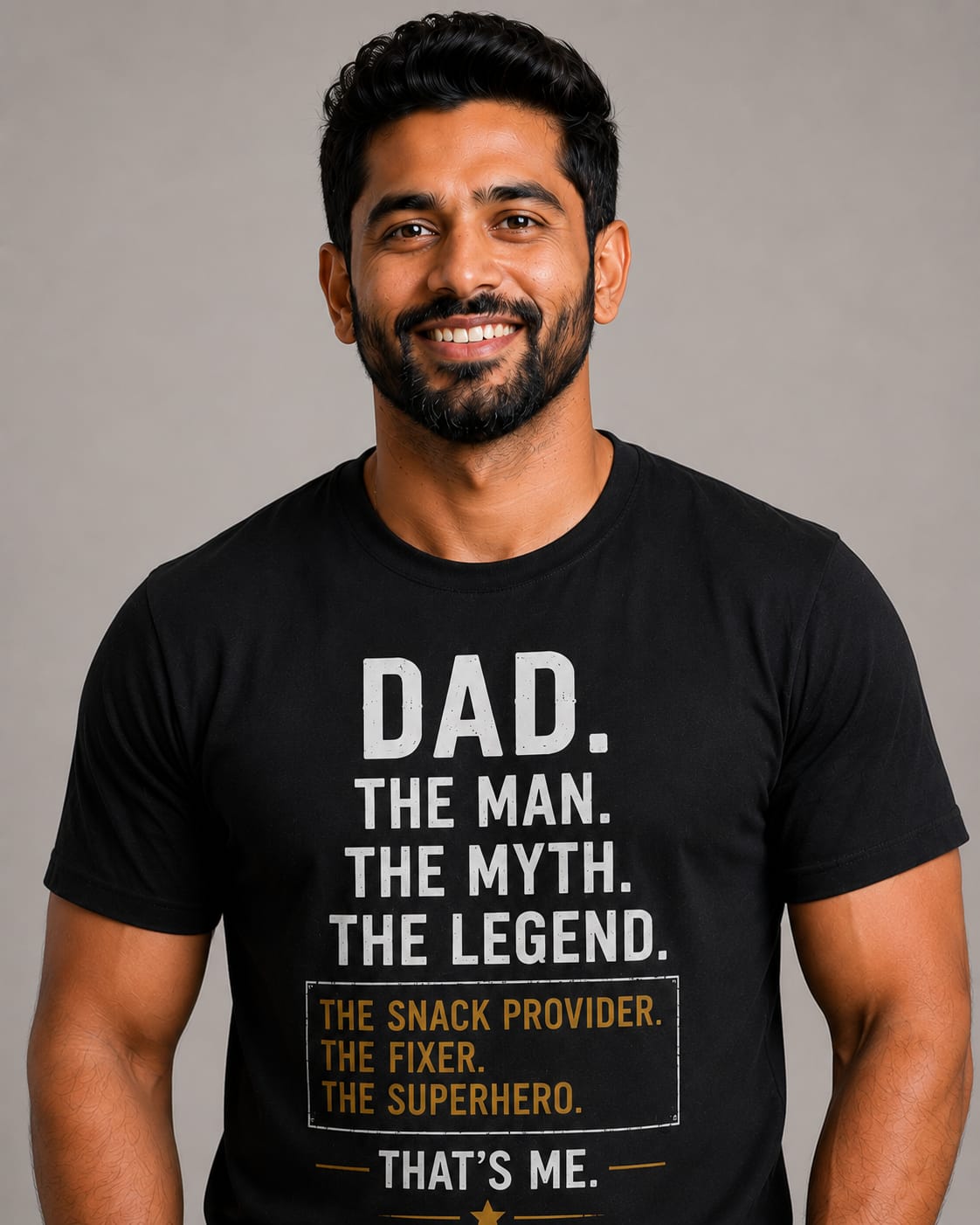 Dad The Man The Myth The Legend | Father's Day Graphic T-Shirt Gift for Him