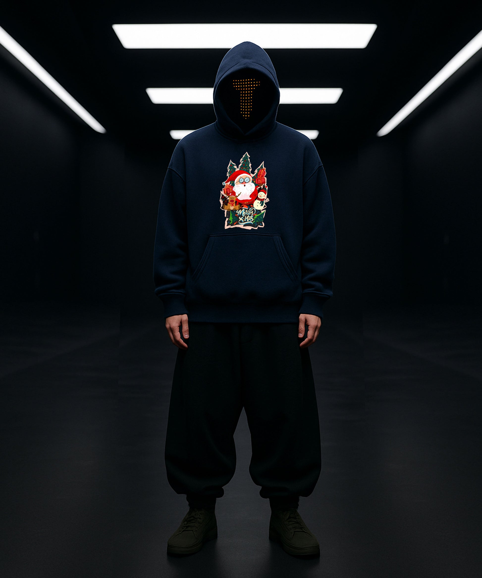 Christmas Festive Premium Printed Hoodie TeeHive