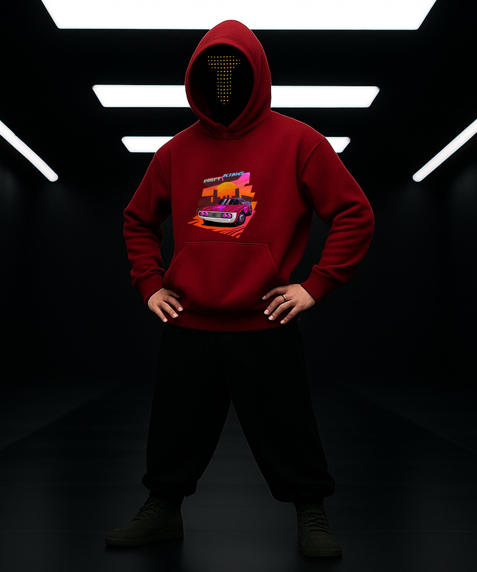 Urban Drift King Hoody for Cool Streetwear Style - TeeHive