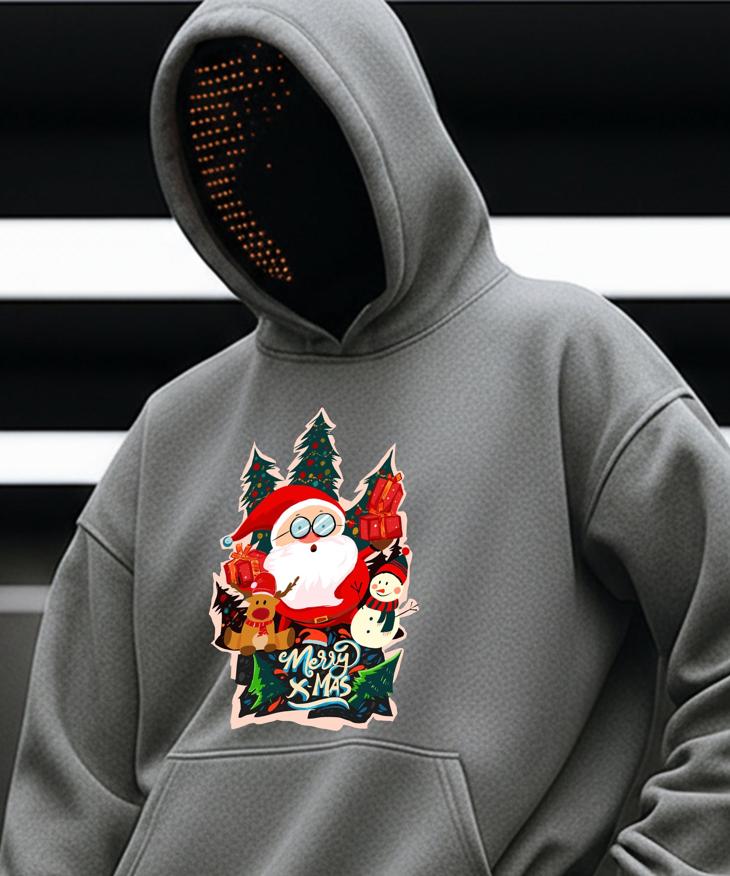 Christmas Festive Premium Printed Hoodie TeeHive