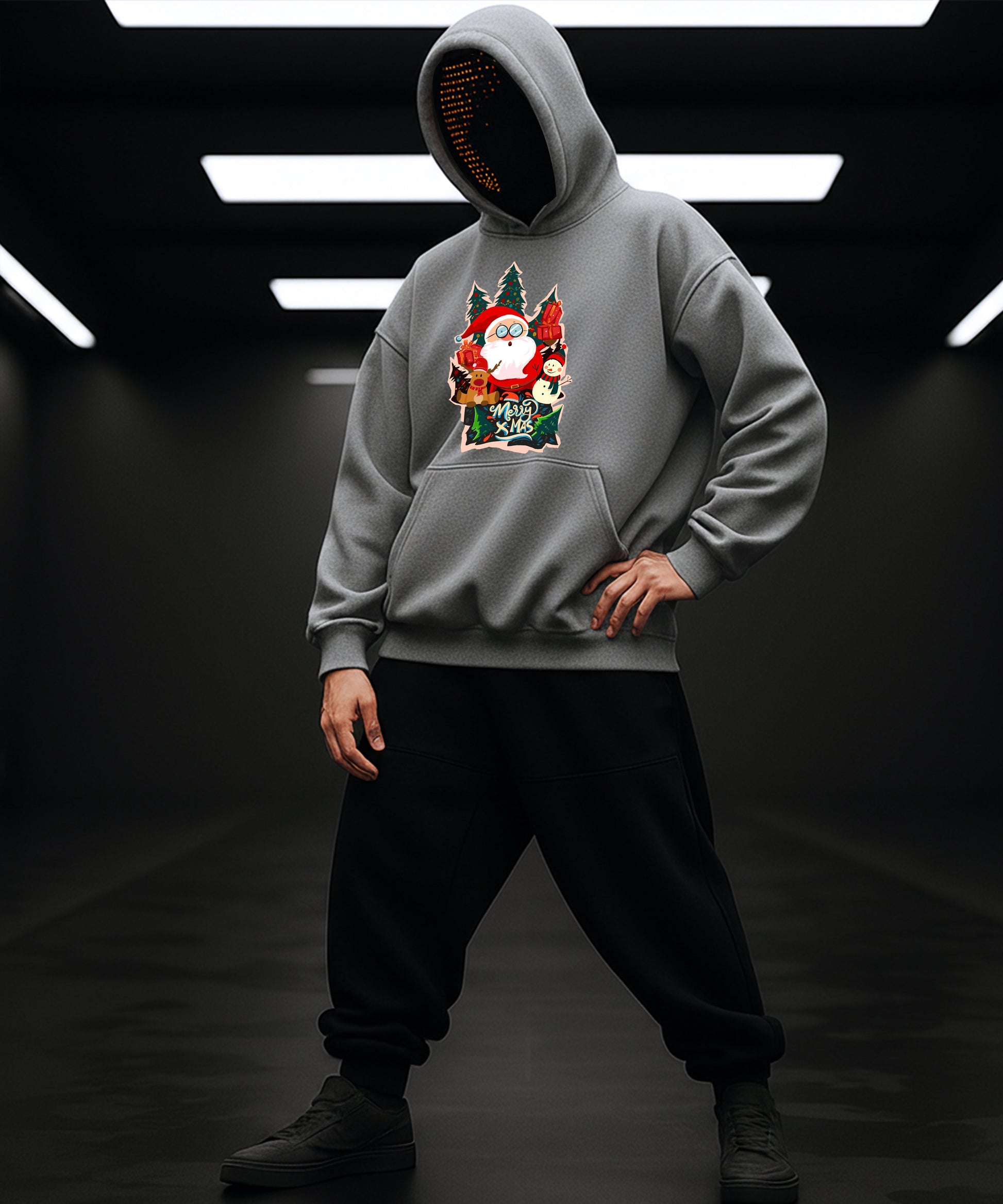 Christmas Festive Premium Printed Hoodie TeeHive