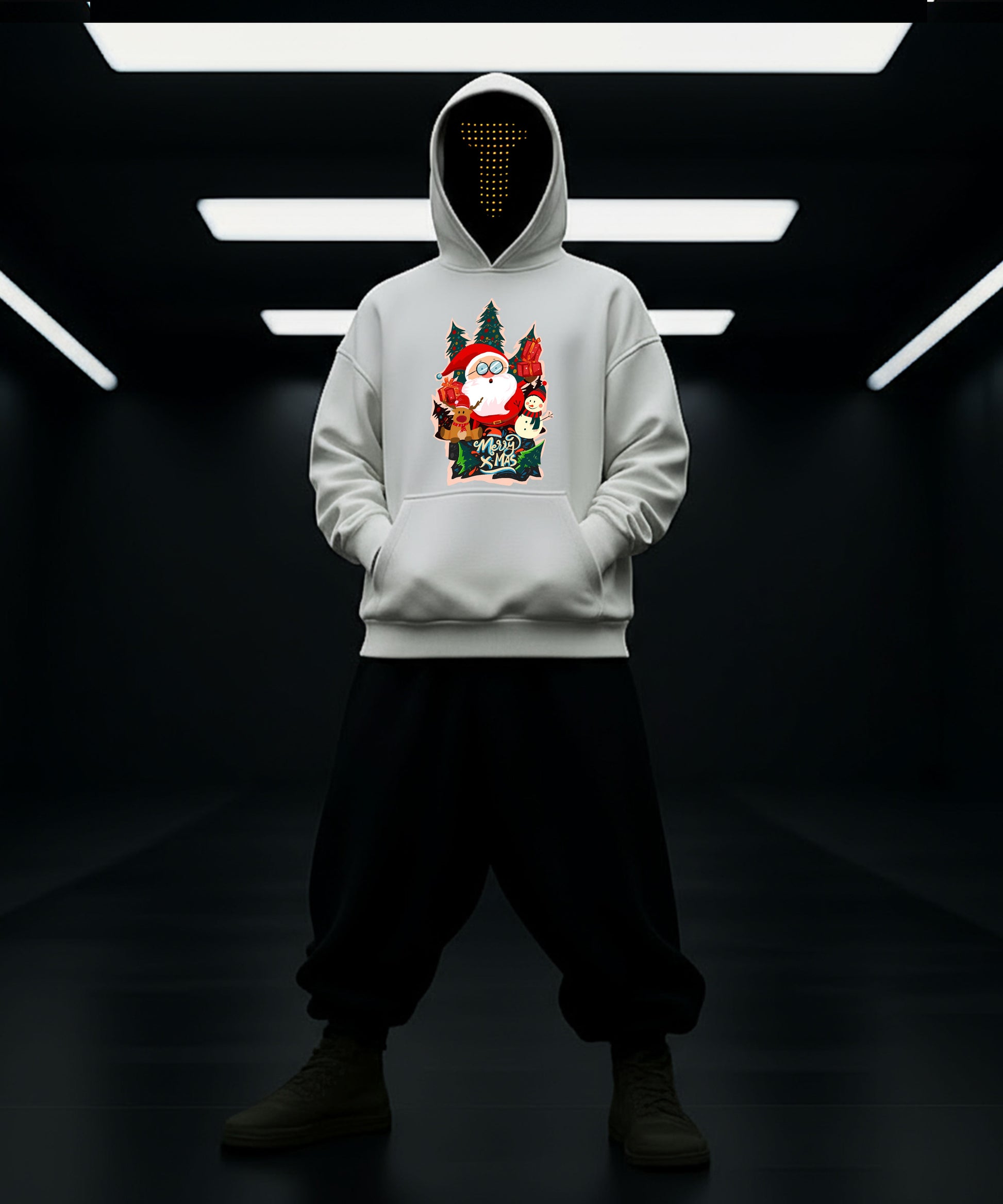 Christmas Festive Premium Printed Hoodie TeeHive